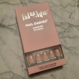 Blush Red Aspen Nails